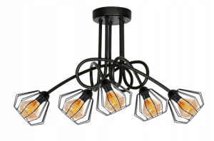 Nowoczesny Plafon sufitowy LOFT Druciak #247 