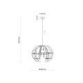 VENUS WOOD LAMPA WISZĄCA 1 M