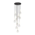 NILOS BLACK / GOLD LAMPA WISZĄCA 10