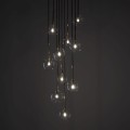 NILOS BLACK / GOLD LAMPA WISZĄCA 10