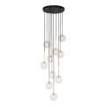 NILOS BLACK / GOLD LAMPA WISZĄCA 10