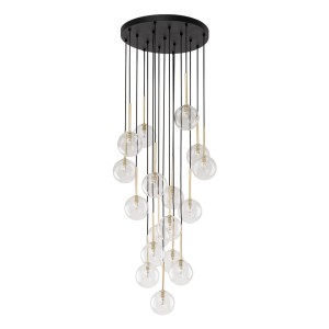 NILOS BLACK GOLD LAMPA WISZĄCA 17