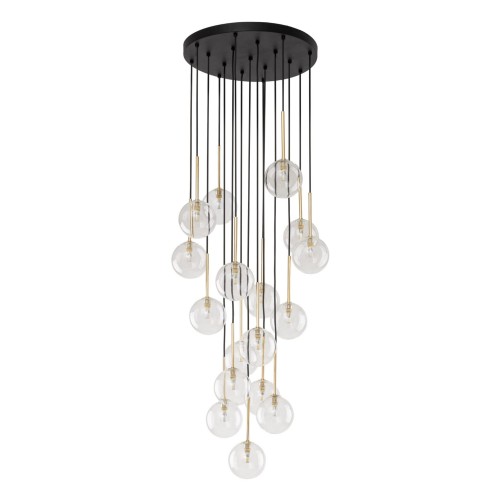 NILOS BLACK GOLD LAMPA WISZĄCA 17