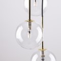 NILOS BLACK / GOLD LAMPA WISZĄCA 7