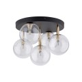 NILOS BLACK / GOLD LAMPA SUFITOWA 5PŁ