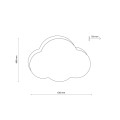 CLOUD LINEN LAMPA SUFITOWA 4