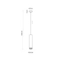 JET WHITE LAMPA WISZĄCA 1xGU10