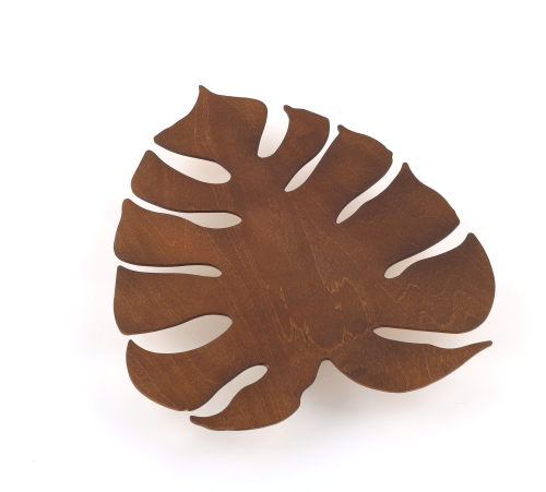 MONSTERA WOOD ORZECH KINKIET 3