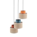 DUO JUTA MIX LAMPA WISZACA 3 KOŁO