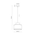 DUO JUTA ORANGE LAMPA WISZACA 1