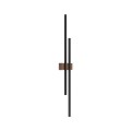 FLASH WOOD ORZECH KINKIET 2 LED