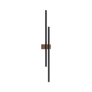 FLASH WOOD ORZECH KINKIET 2 LED