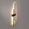 FLASH BLACK KINKIET 2 LED