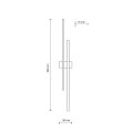 FLASH WOOD SOSNA KINKIET 2 LED