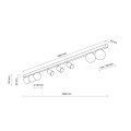 VOX LAMPA SUFITOWA 8