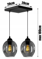Plafon Nowoczesny Sufitowy wiszący LOFT #583 