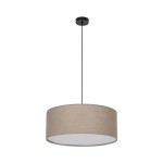 Lampa wisząca z abażurem EARTH juta 