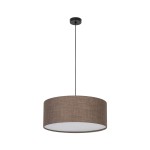 Lampa wisząca z abażurem EARTH brązowy