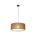 Lampa wisząca z abażurem EARTH brązowy