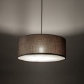 Lampa wisząca z abażurem EARTH brązowy