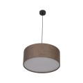 Lampa wisząca z abażurem EARTH brązowy