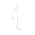 PIANO BLACK GOLD LAMPA WISZACA 1
