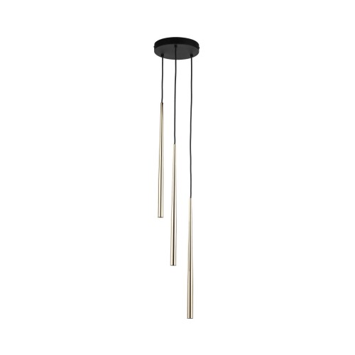PIANO BLACK GOLD LAMPA WISZACA 3