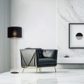 UMBERTO BLACK GOLD LAMPA PODŁOGOWA 1