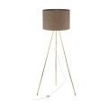 UMBERTO BROWN GOLD LAMPA PODŁOGOWA 1