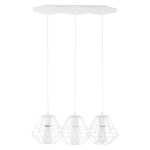 Lampa wisząca 3-punktowa nowoczesna/loftowa DIAMOND WHITE