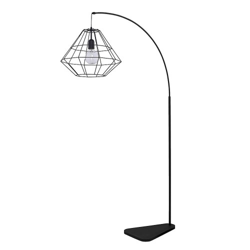 Lampa podłogowa nowoczesna/loftowa DIAMOND BLACK