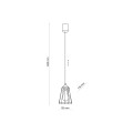 Lampa wisząca 1-punktowa GALAXY IV czarny