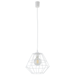 Lampa wisząca 1-punktowa nowoczesna/loftowa DIAMOND WHITE D