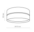 Plafon Hilton gold 4180 TK LIGHTING