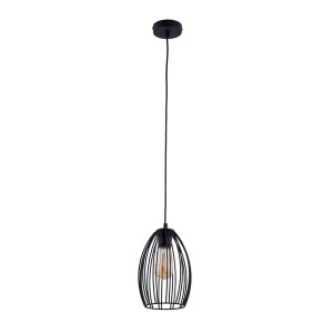 Lampa wisząca 1-punktowa loftowa LIZA czarny