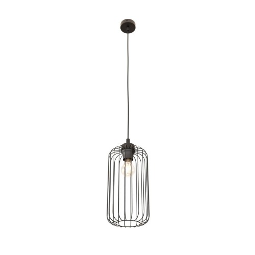 Lampa wisząca druciak loftowa VANDER 1 BLACK