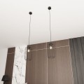 Lampa wisząca druciak loftowa VANDER 1 BLACK