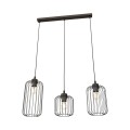 Lampa wisząca druciak loftowa VANDER 3 BLACK