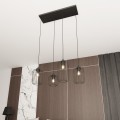 Lampa wisząca druciak loftowa VANDER 4 BLACK