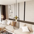 Lampa wisząca druciak loftowa VANDER 1 BLACK/GOLD