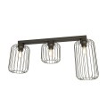 Lampa sufitowa druciak loftowa BARN 3 BLACK