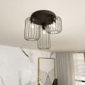 Lampa sufitowa druciak loftowa BARN 3PREM BLACK