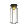 Lampa sufitowa druciak loftowa BARN 1 BLACK/GOLD