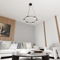 Lampa wisząca nowoczesna STARLIT 6 BLACK