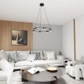 Lampa wisząca nowoczesna STARLIT 6 BLACK