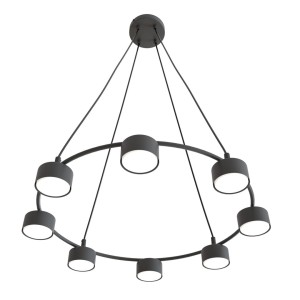 Lampa wisząca nowoczesna STARLIT 8 BLACK