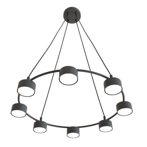 Lampa wisząca nowoczesna STARLIT 8 BLACK