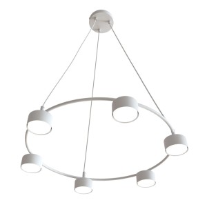 Lampa wisząca nowoczesna STARLIT 6 WHITE