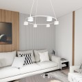 Lampa wisząca nowoczesna STARLIT 6 WHITE