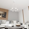 Lampa wisząca nowoczesna STARLIT 6 WHITE